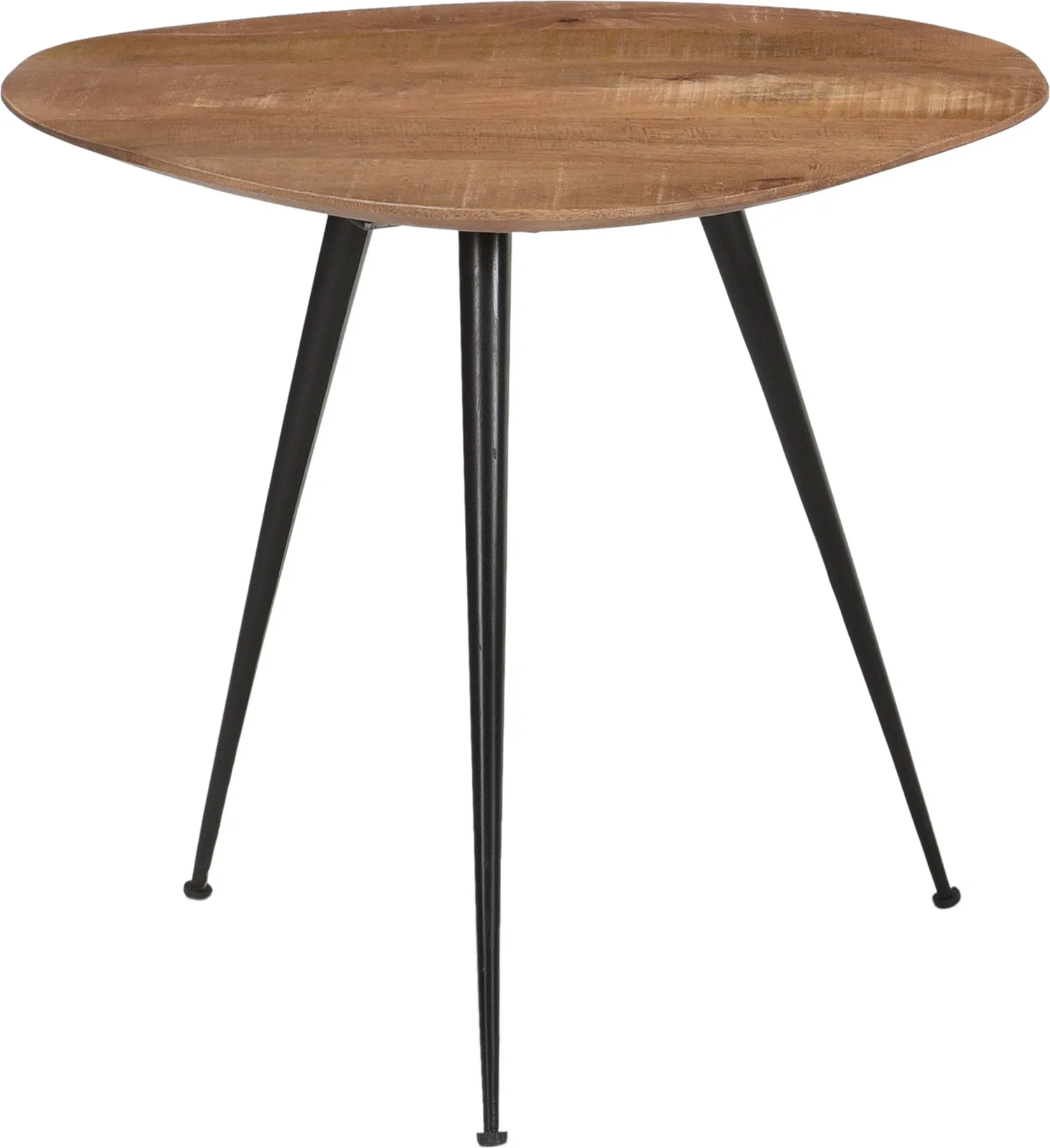 Brix bijzettafel Loua naturel / zwart 50 x 50 x 44 cm