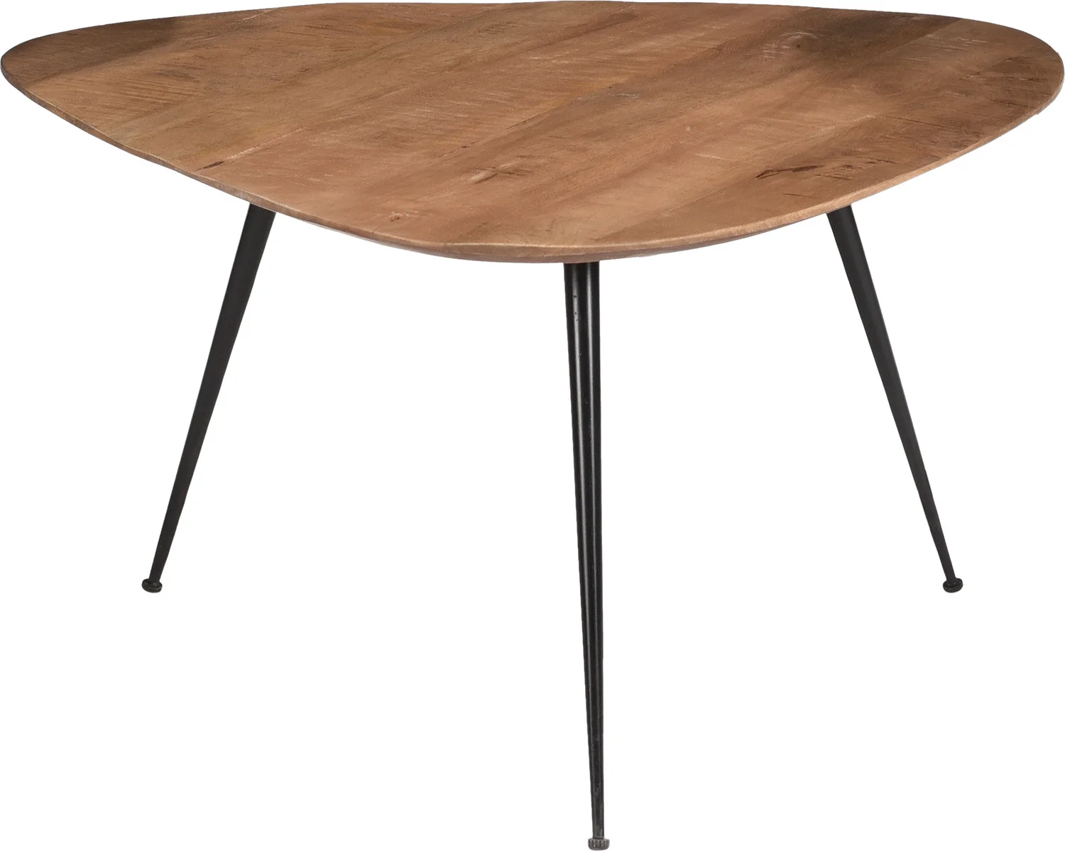 Brix bijzettafel Loua naturel / zwart 70 x 70 x 39 cm