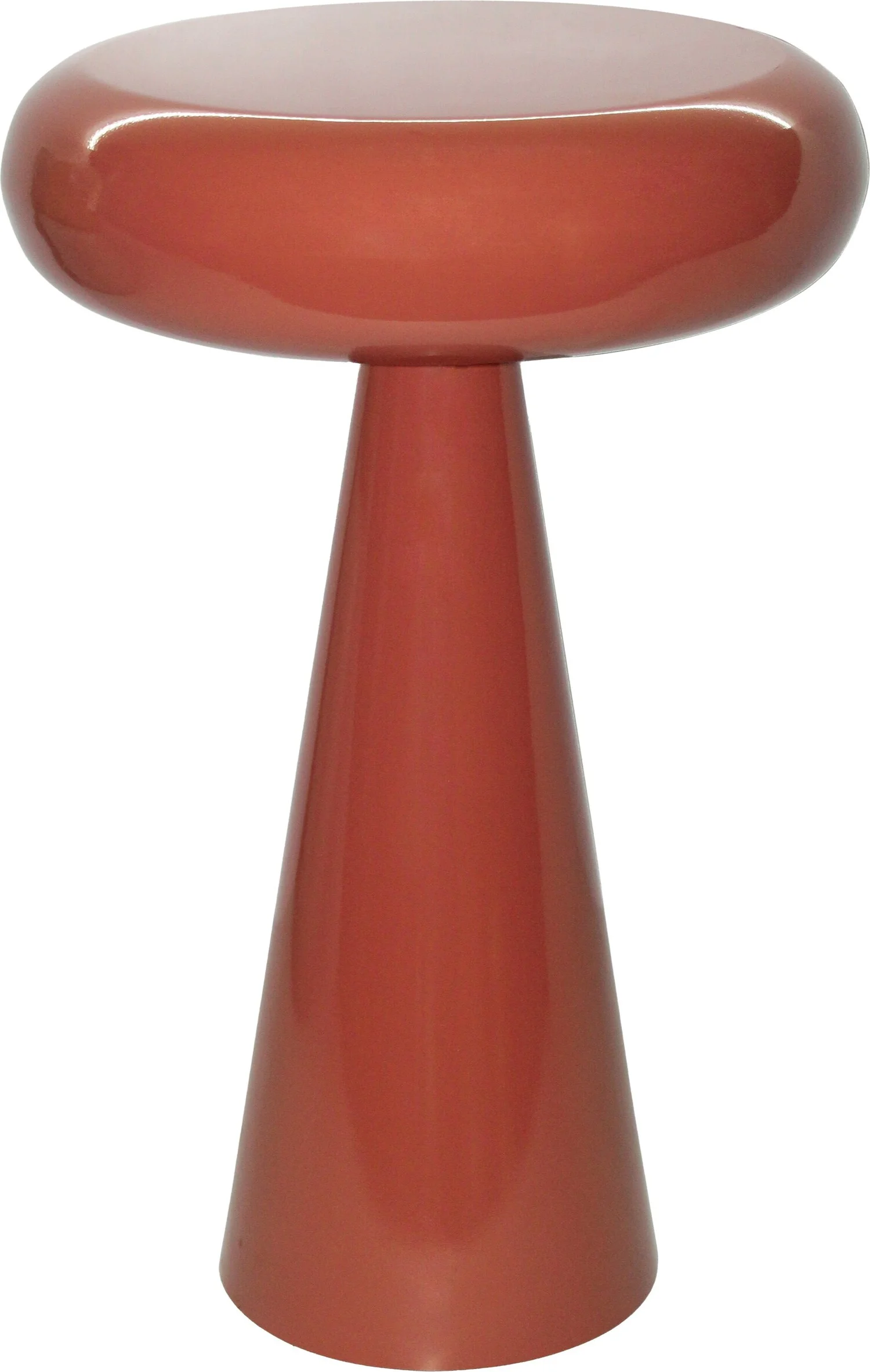 Brix bijzettafel Sam oranje D 36 H 57 cm