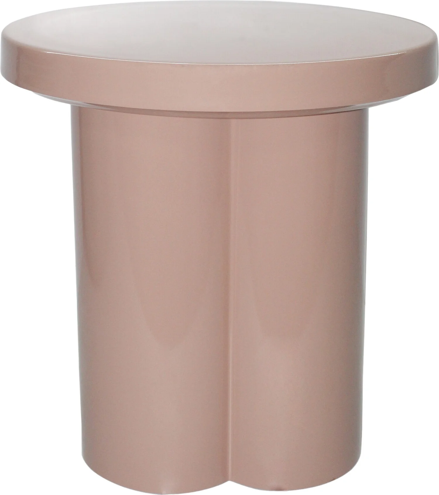 Brix bijzettafel Noa roze D 43 H 45 cm