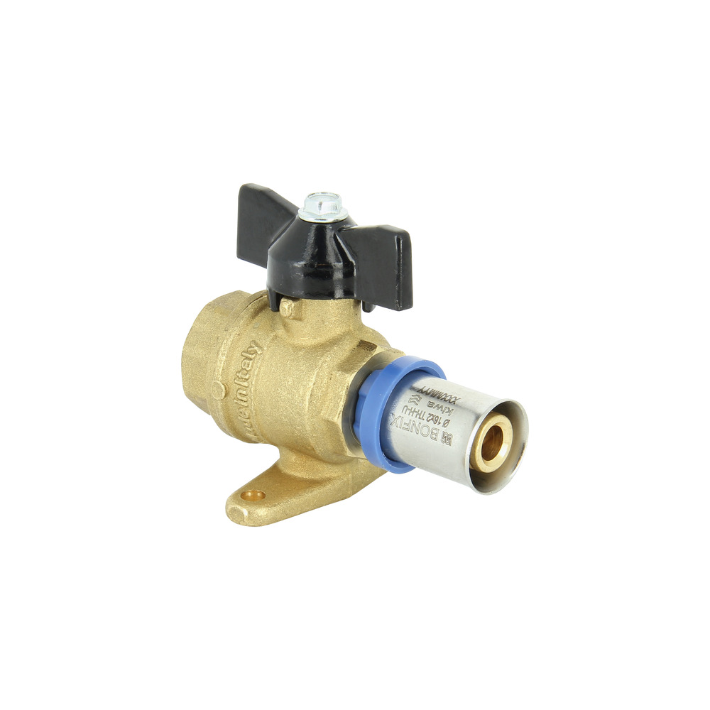 Bonfix Alu-pers Kogelkraan 1/2" buiten x 16 mm