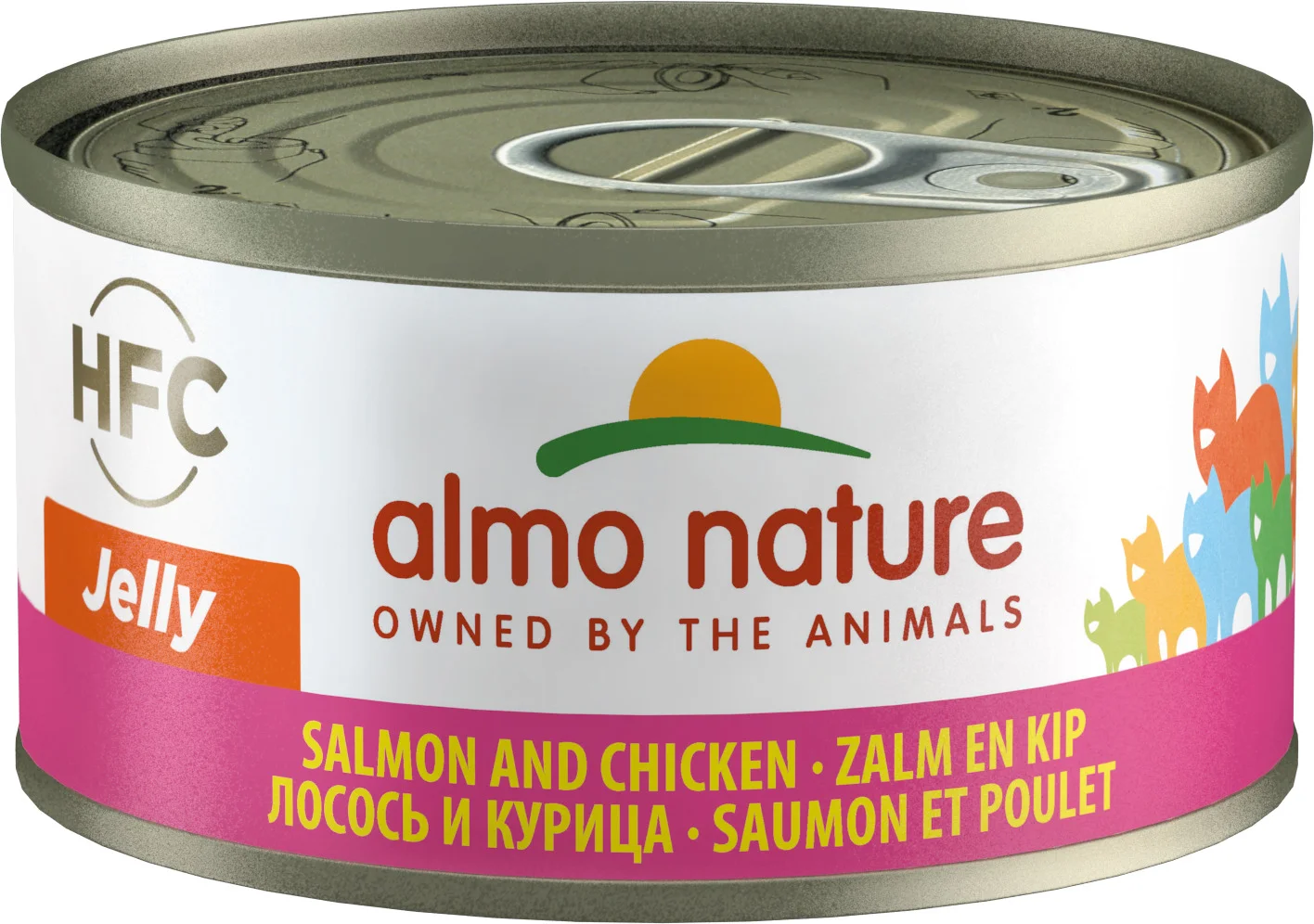 Almo Nature kattenvoer HFC zalm en kip 70 g