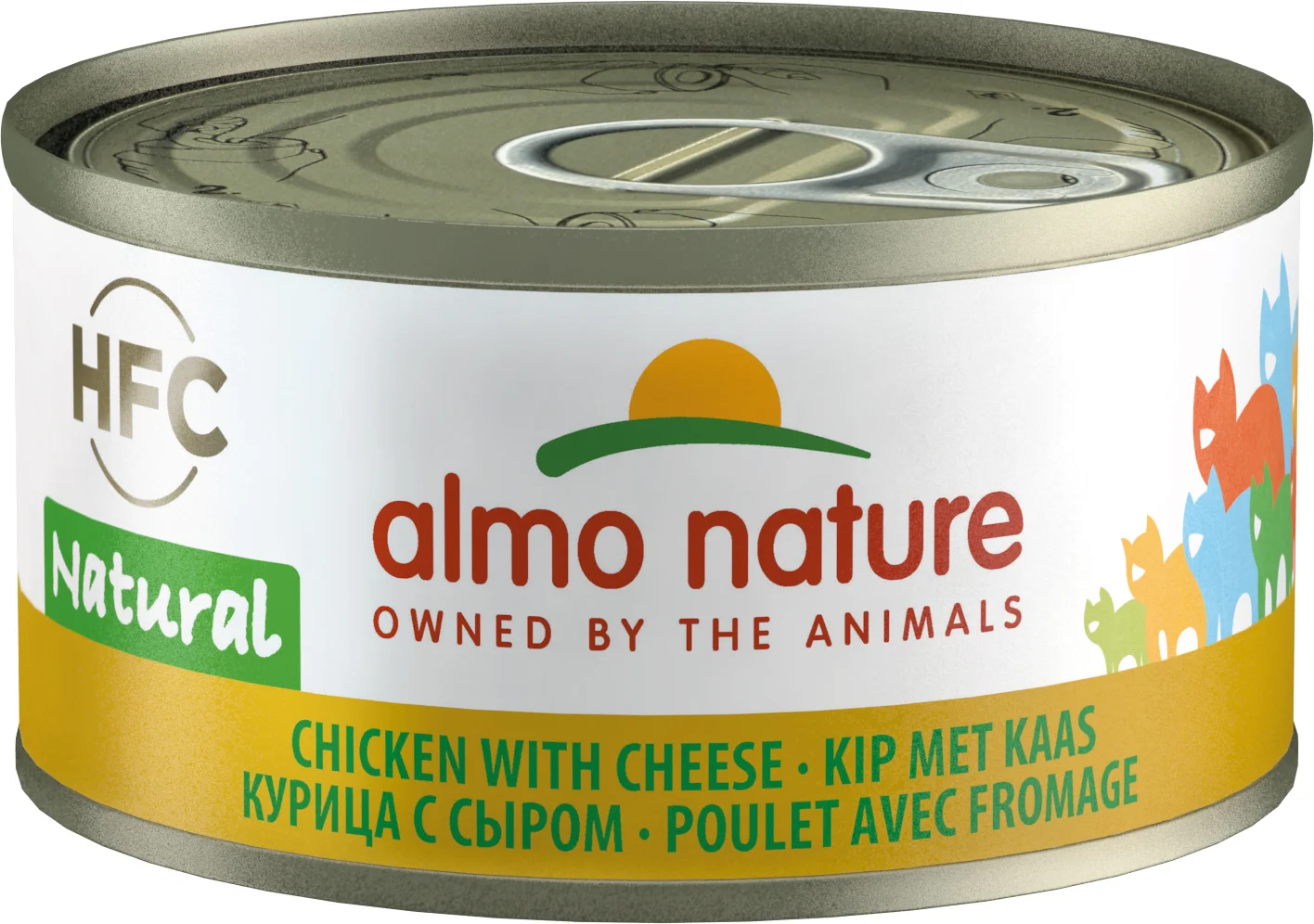 Almo Nature kattenvoer HFC kip met kaas 70 g