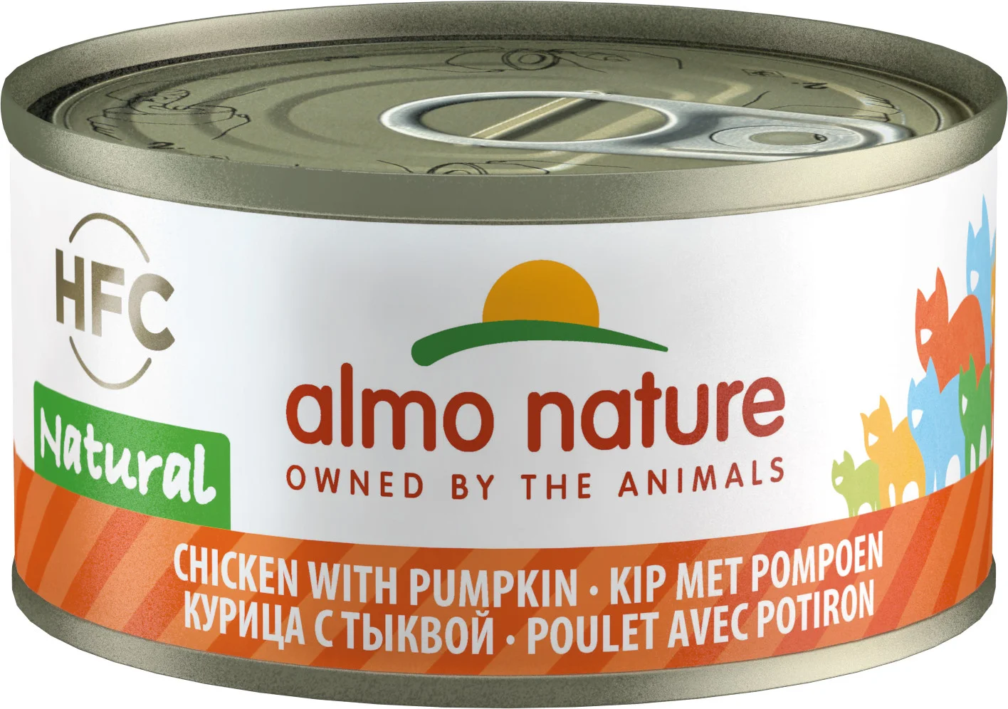 Almo Nature kattenvoer HFC kip met pompoen 70 g