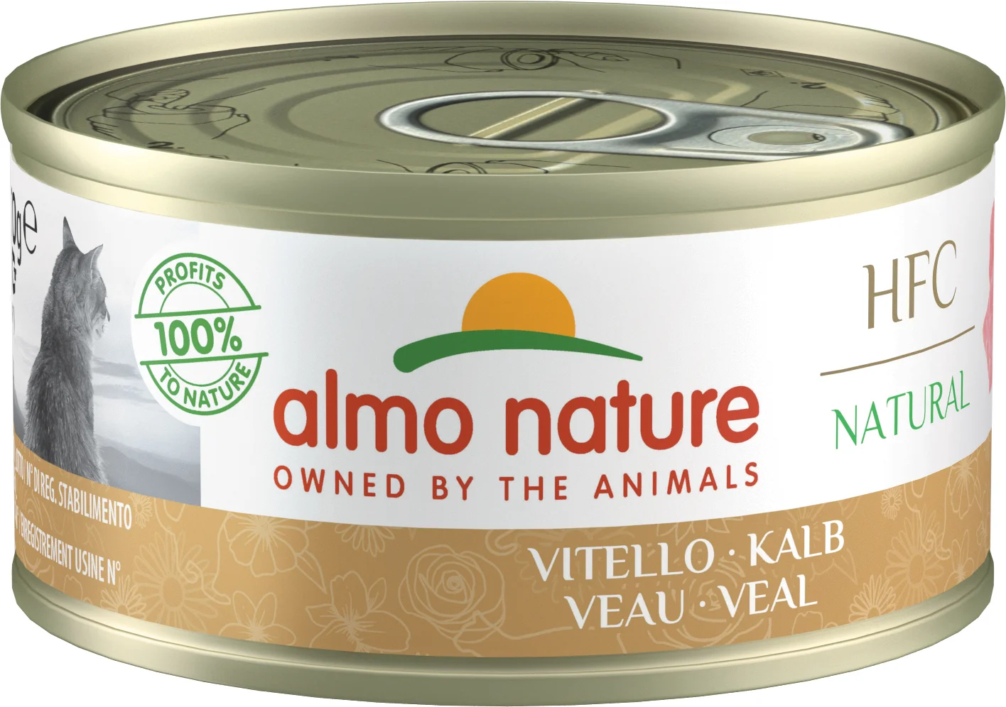 Almo Nature kattenvoer HFC kalfsvlees 70 g