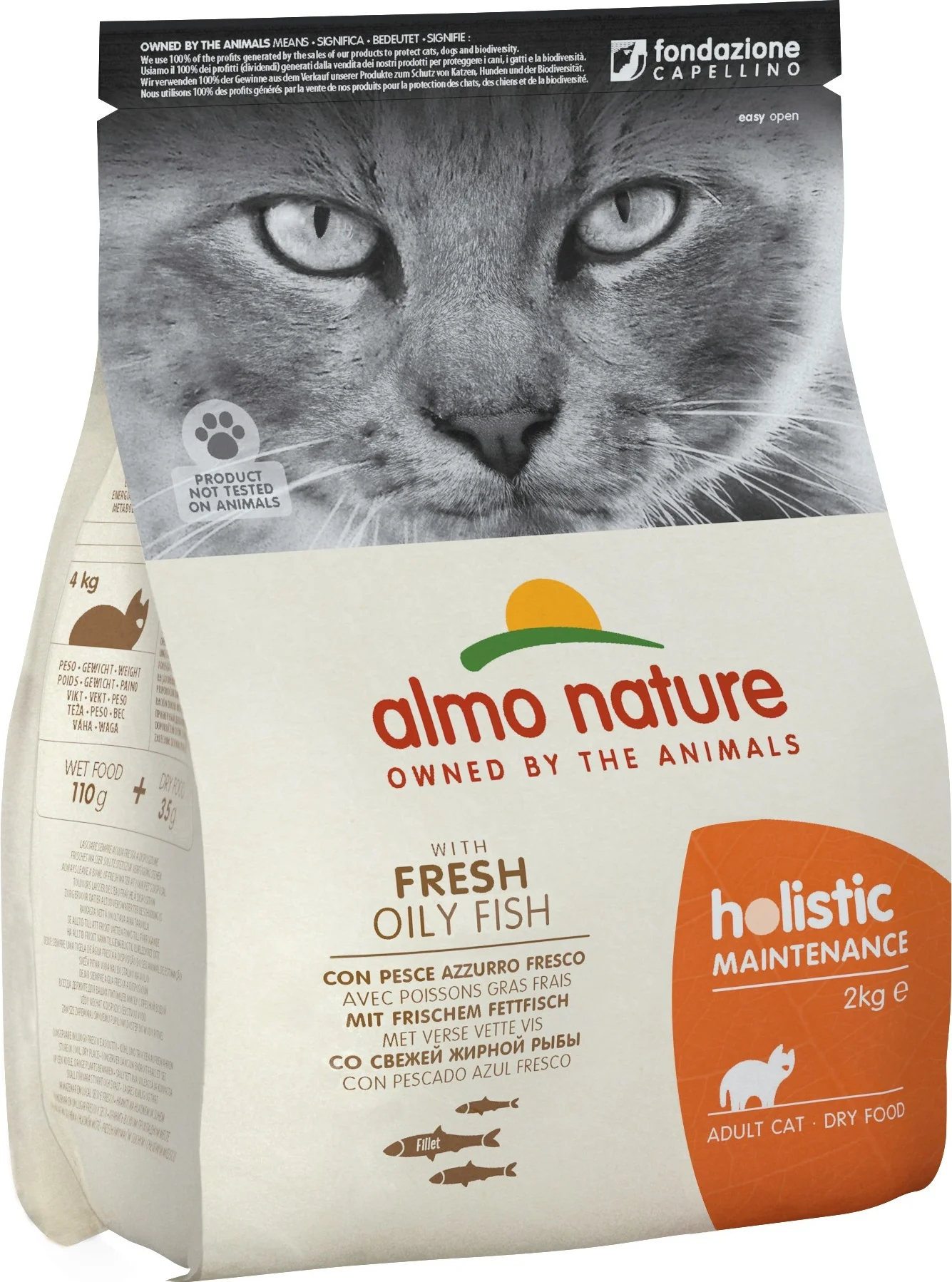 Almo Nature Holistic Witvis Met Rijst 2 kg