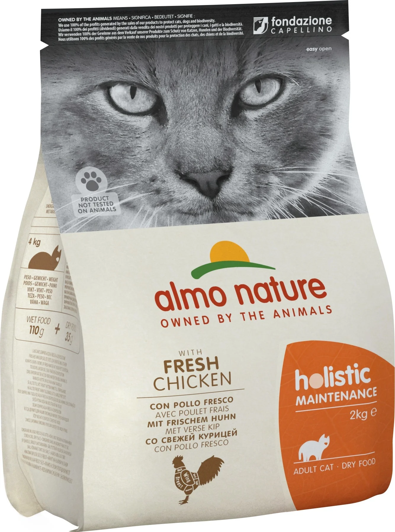 Almo Nature Holistic Kip Met Rijst 2 kg