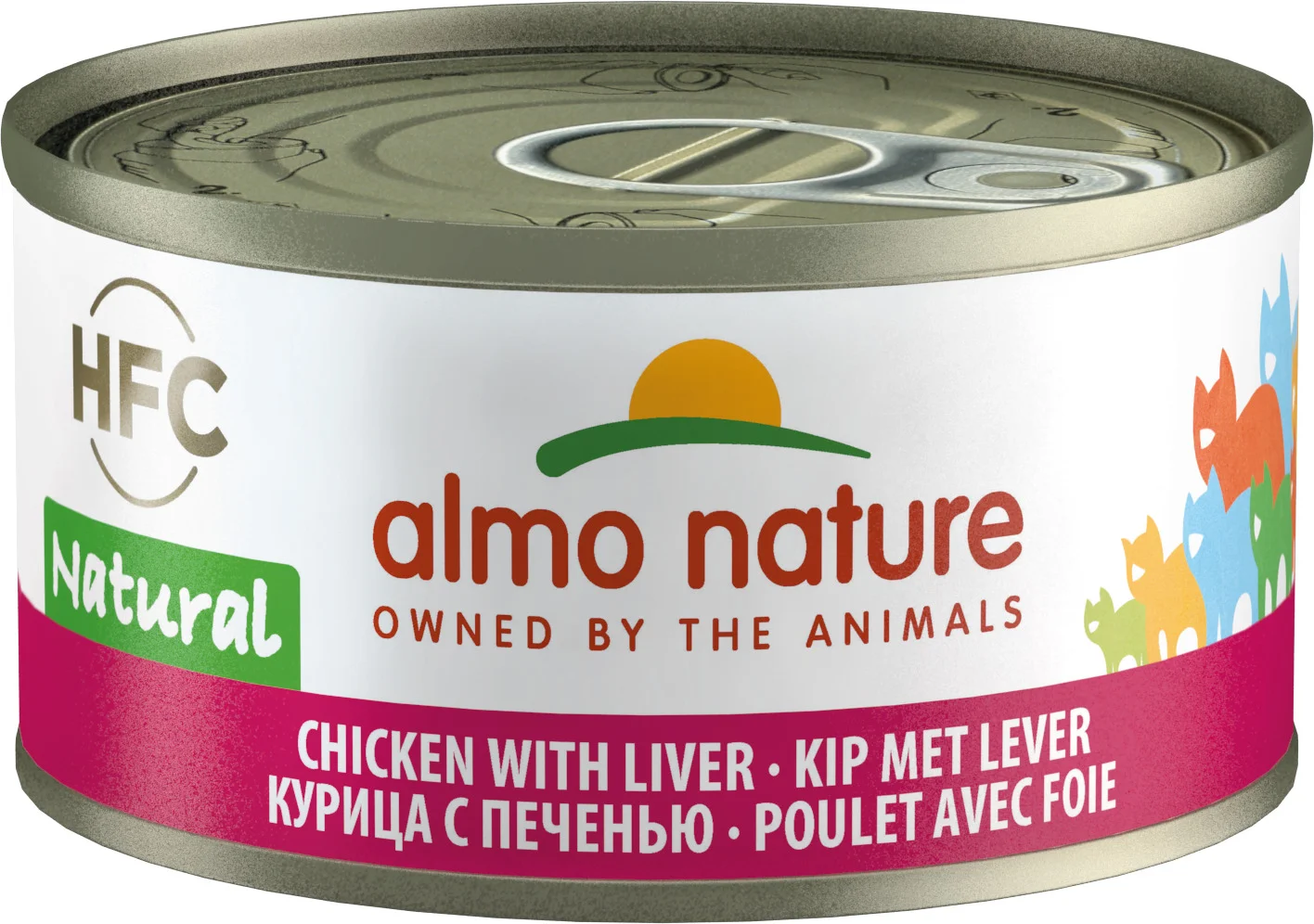 Almo Nature kattenvoer HFC kip met lever 70 g