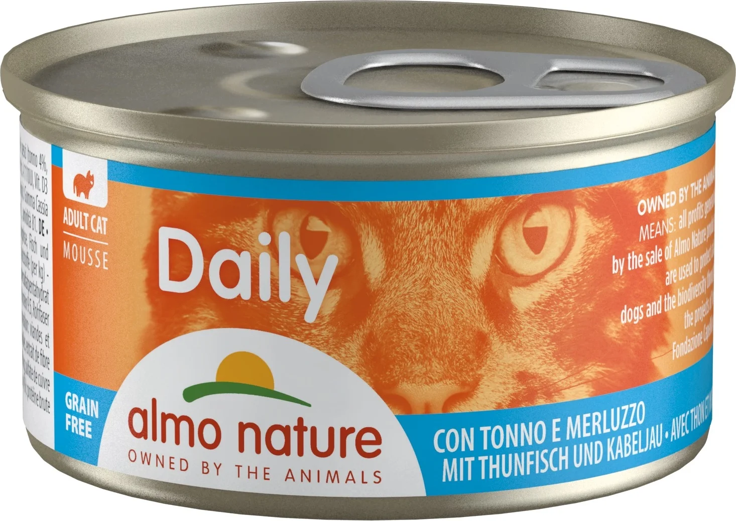 Almo Nature Dailymenu Mousse Tonijn Met Kabeljauw 85 g