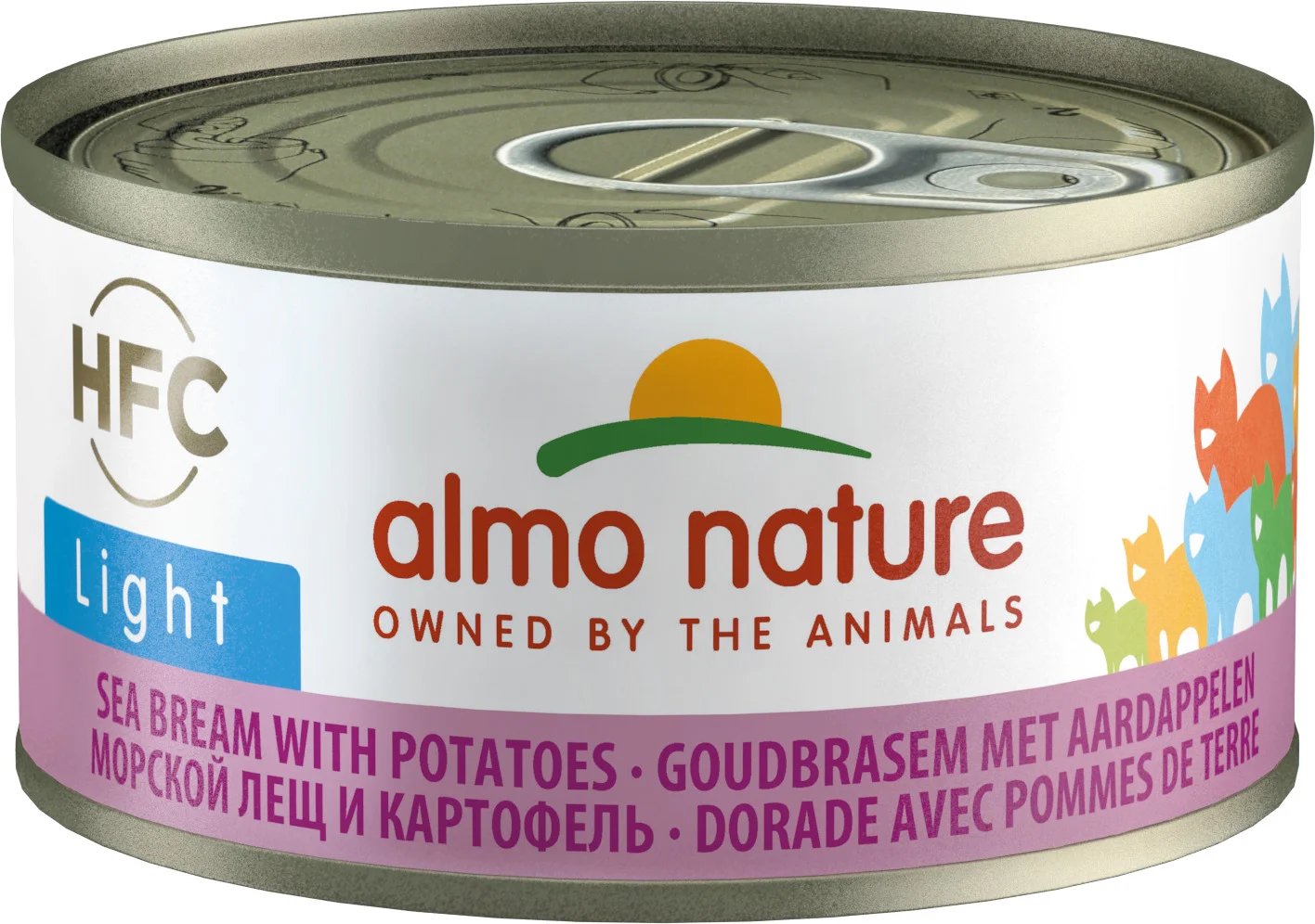 Almo Nature kattenvoer HFC zeebrasem met aardappelen 70 g