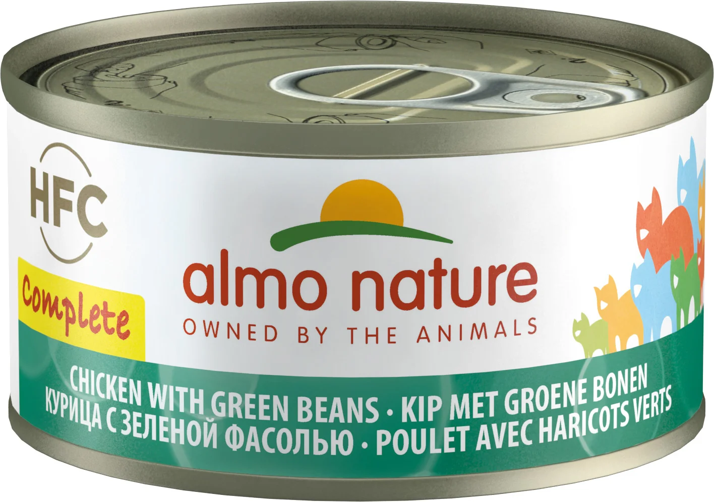 Almo Nature kattenvoer HFC kip met groene bonen 70 g