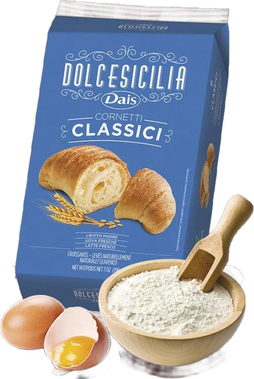 Dais croissant naturel 198 gr 6 stuks