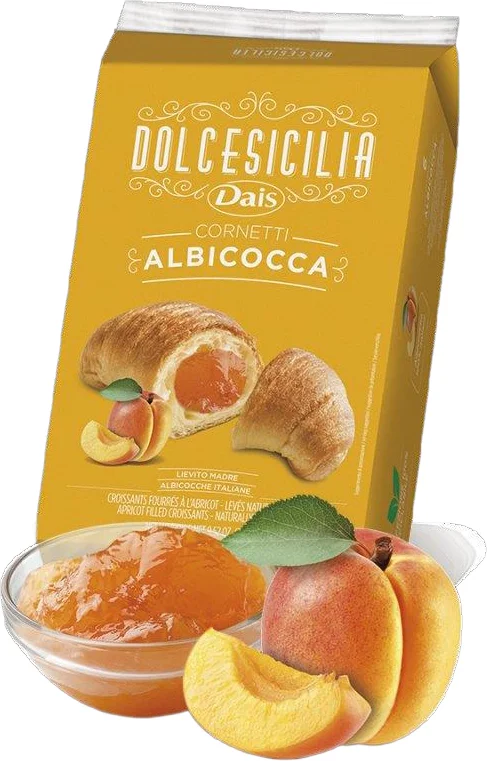 Dais croissant abrikoos 270 gr 6 stuks