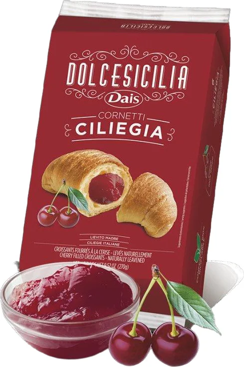 Dais croissant kers 270 gr 6 stuks