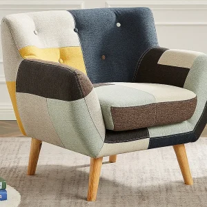 Fauteuil in patchworkstof SERTI II – Koop nu eenvoudig en goedkoop in je online meubelshop Fauteuil in patchworkstof SERTI II – Koop nu eenvoudig en goedkoop in je online meubelshop