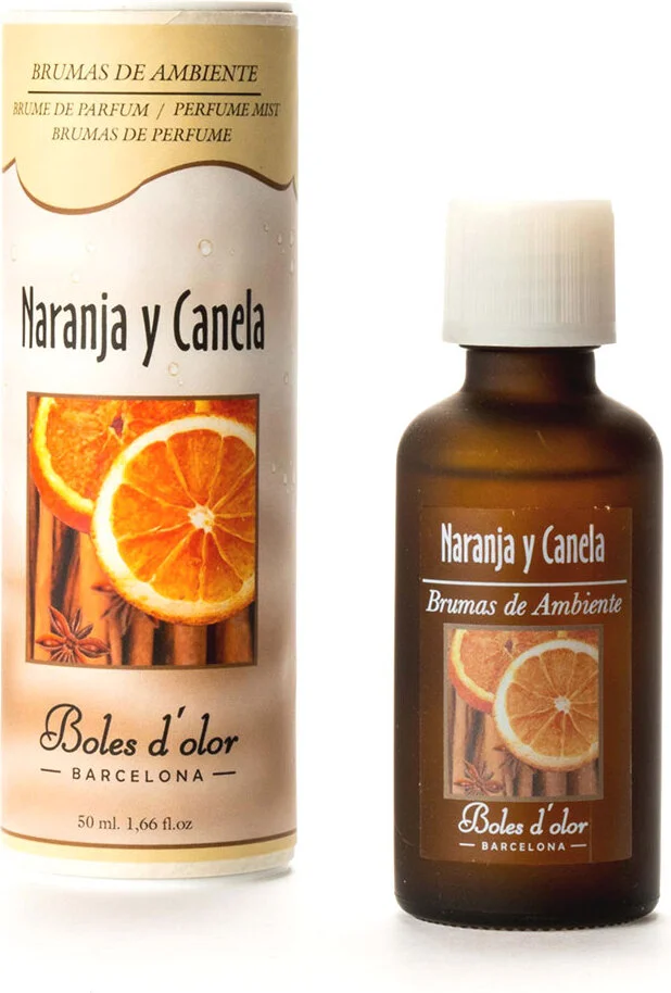 Boles d'olor geurolie Brumas de ambiente Sinaasappel en Kaneel 50 ml