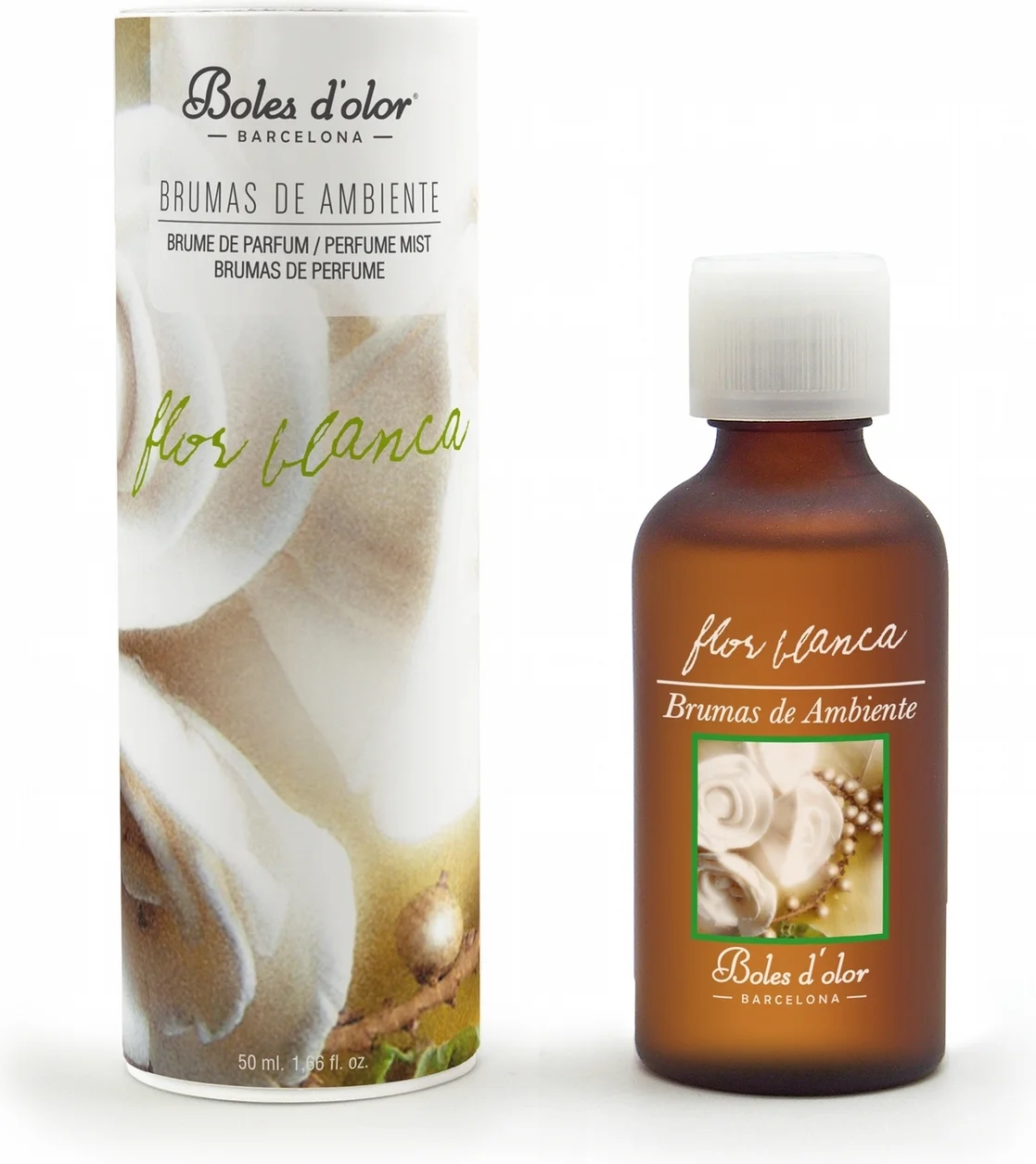 Boles d'olor geurolie Brumas de ambiente Witte bloemen 50 ml