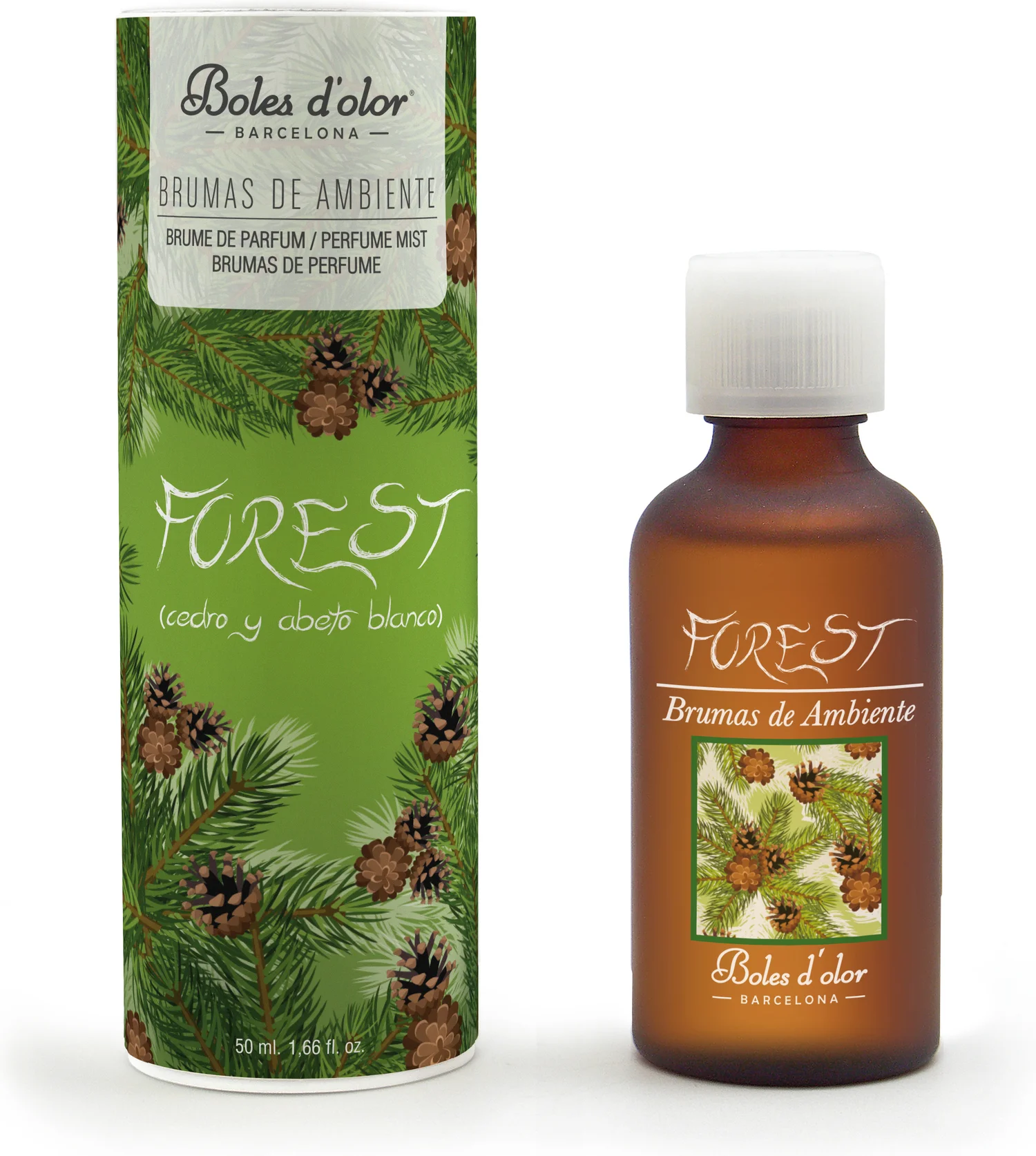 Boles d'olor geurolie Brumas de ambiente Dennen 50 ml