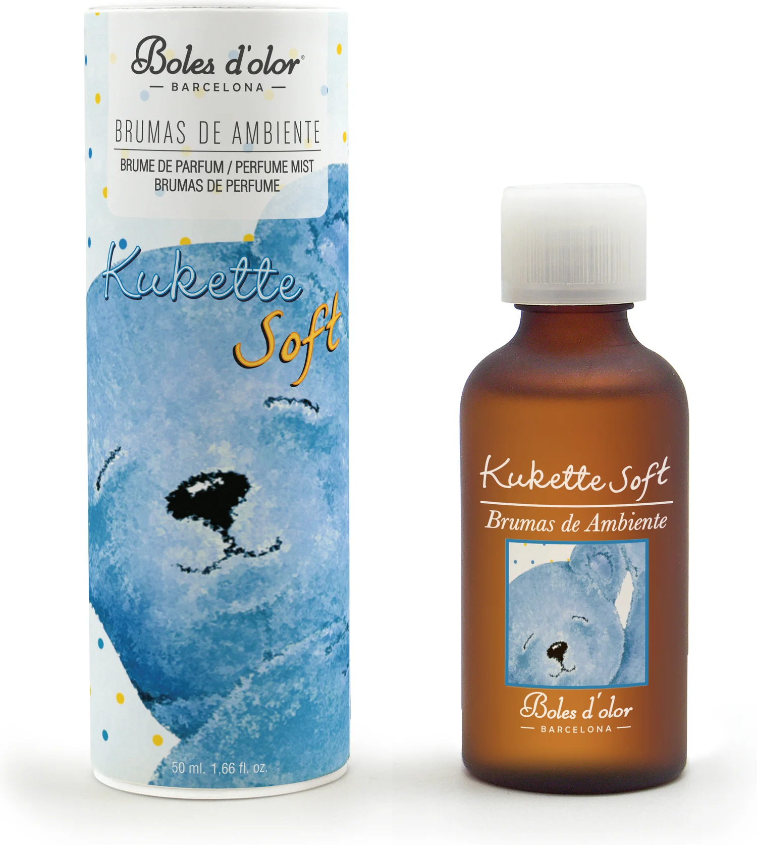Boles d'olor geurolie Brumas de ambiente Kukette Soft 50 ml