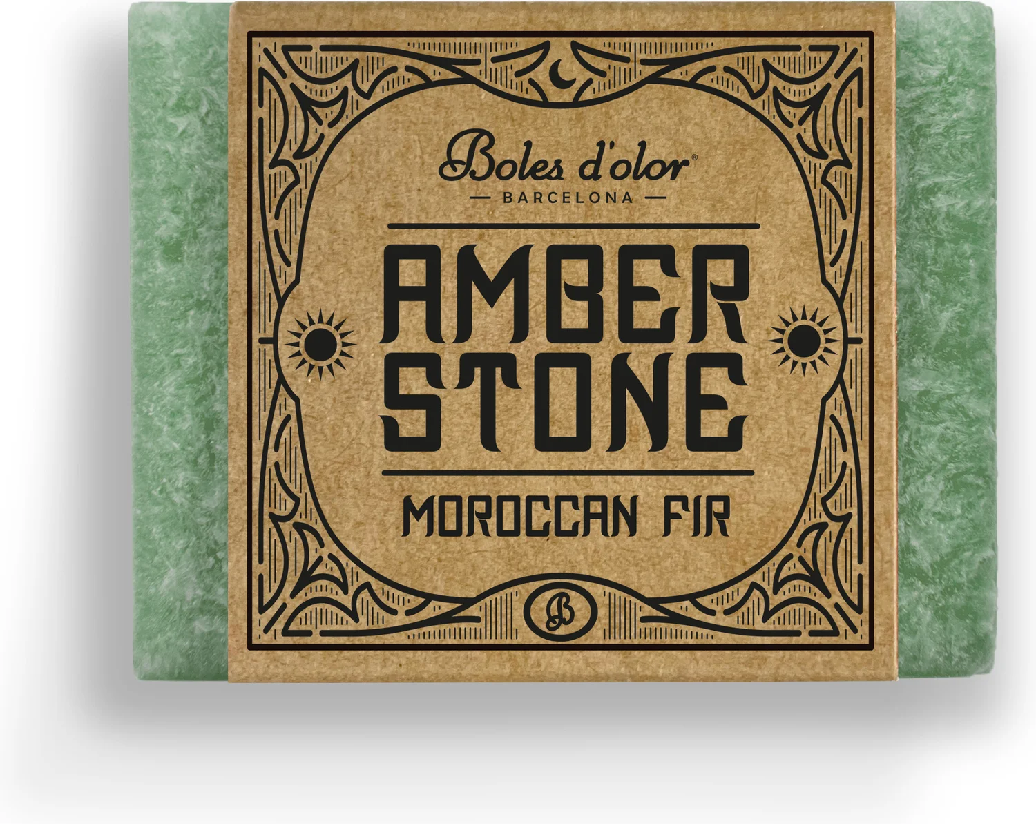 Boles d'olor amberblokje Morrocan Fir groen 4,5 x 3,5 x 2 cm