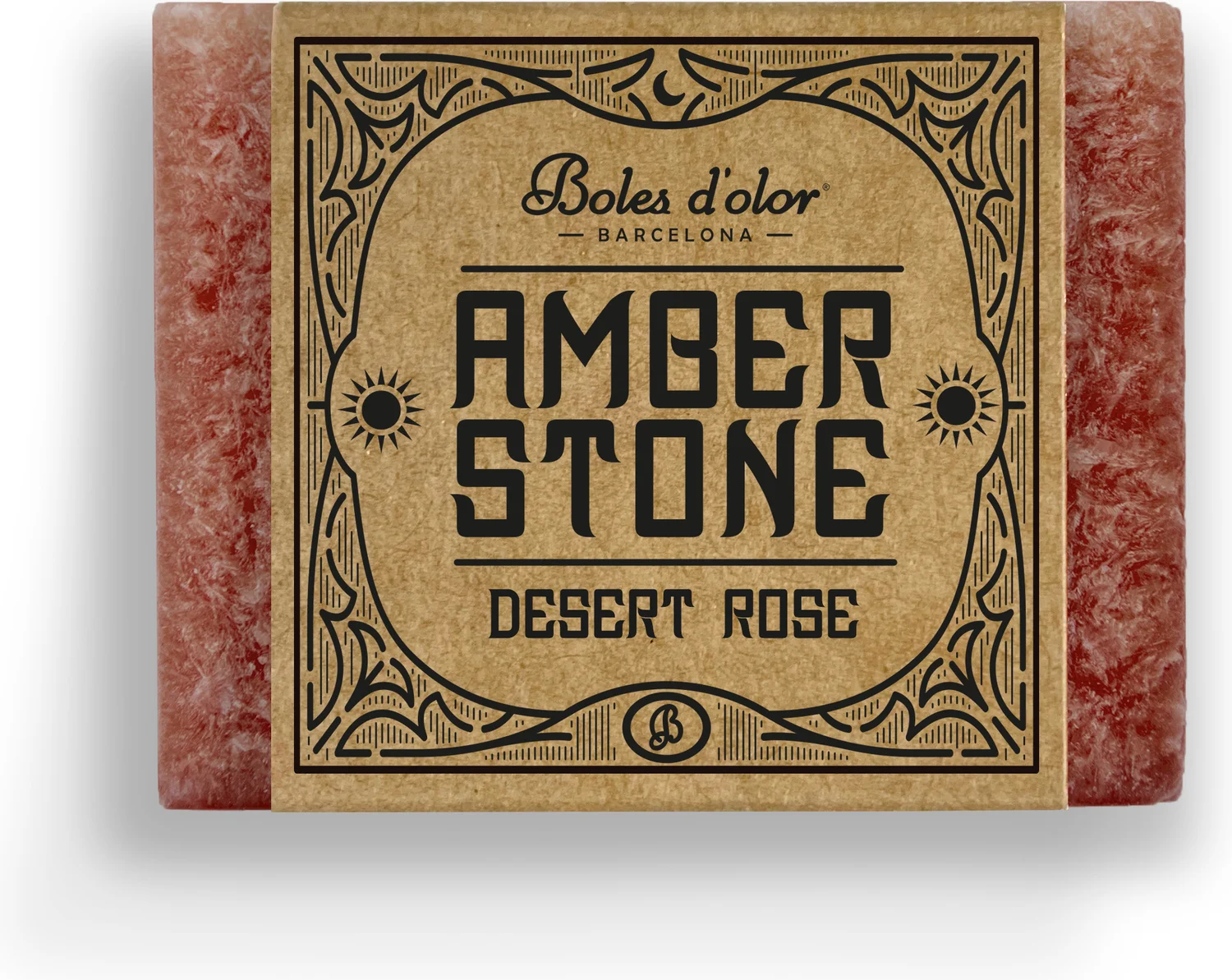 Boles d'olor amberblokje Desert Rose bruin 4,5 x 3,5 x 2 cm