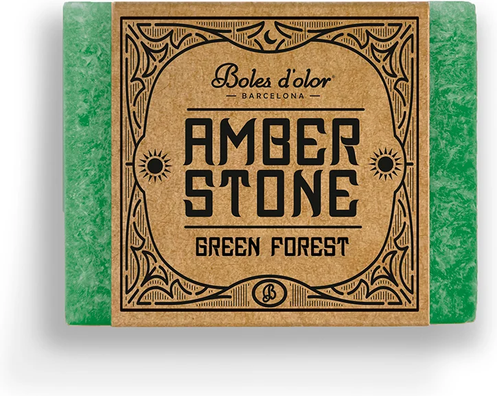Boles d'olor amberblokje Green Forest 4,5 x 3,5 x 2 cm