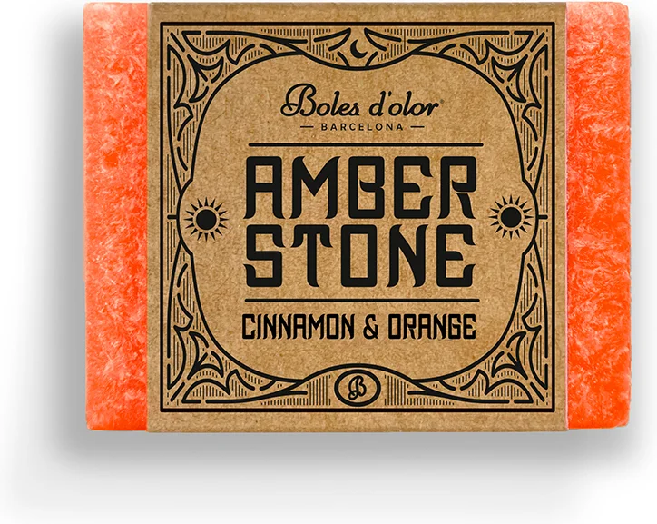 Boles d'olor amberblokje Cinnamon & Orange 4,5 x 3,5 x 2 cm