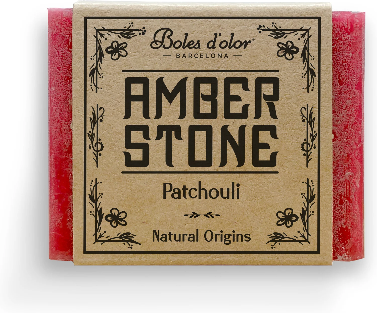 Boles d'olor amberblokje Patchouli 4,5 x 3,5 x 2 cm