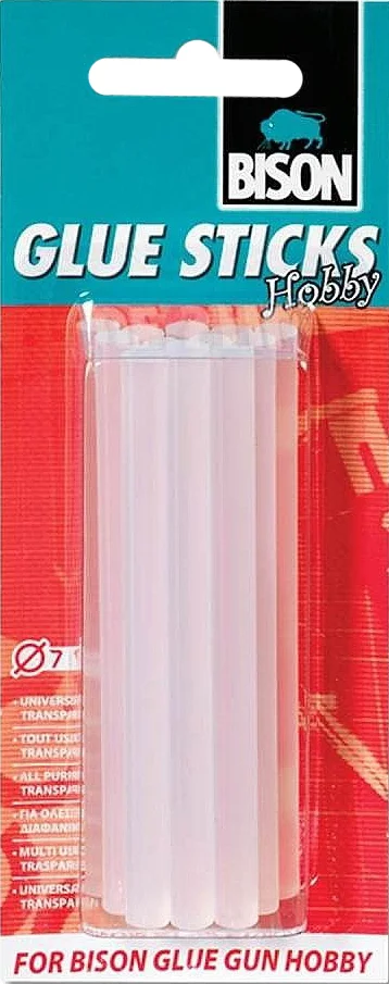 Bison lijm sticks wit 7 mm