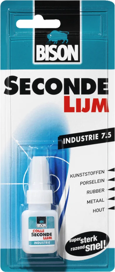Bison secondelijm industrie 7,5 gr