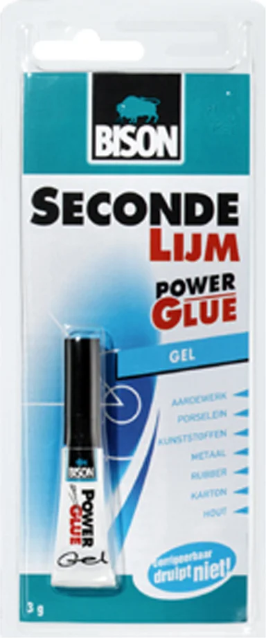 Bison secondelijm Gel 3 gr