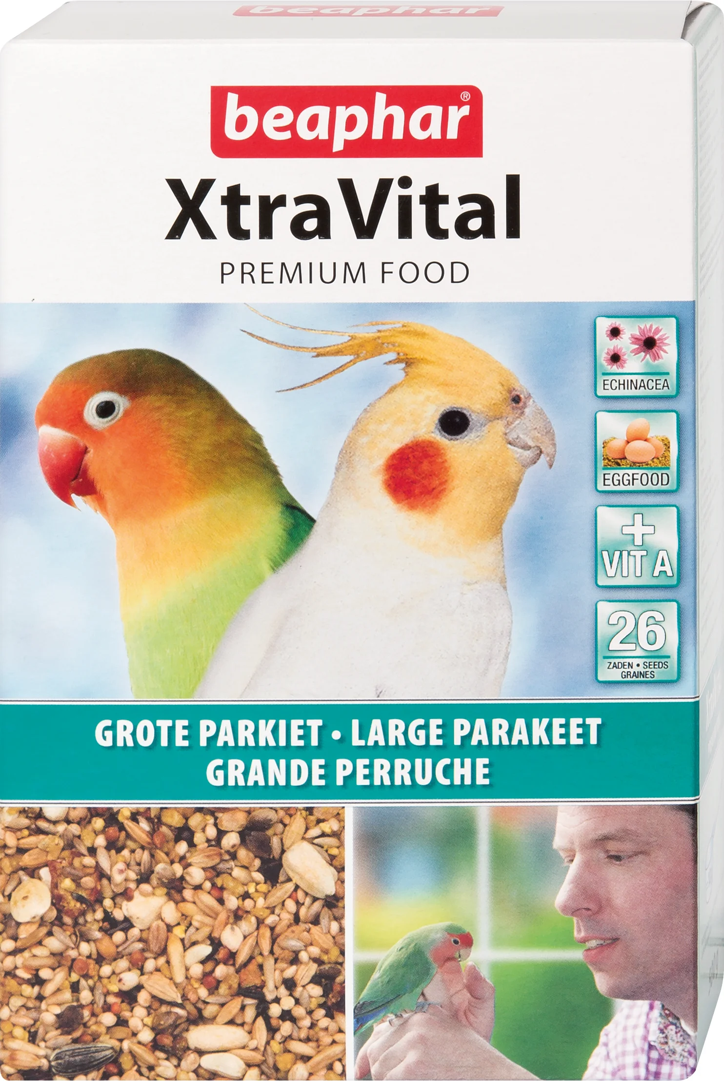 Beaphar vogelvoer XtraVital grote parkiet 500 g