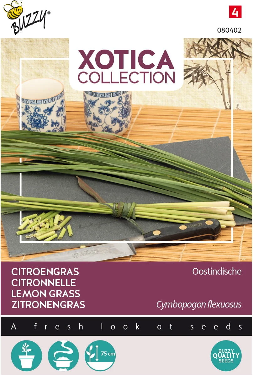Buzzy® Xotica kruidenzaad Citroengras (Sereh)