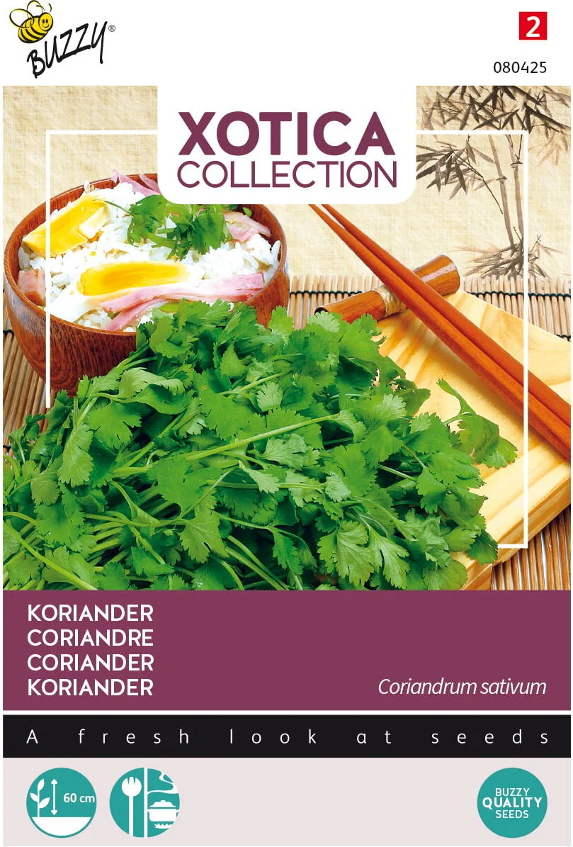 Buzzy® Xotica kruidenzaad Koriander (Coriandrum sativum)