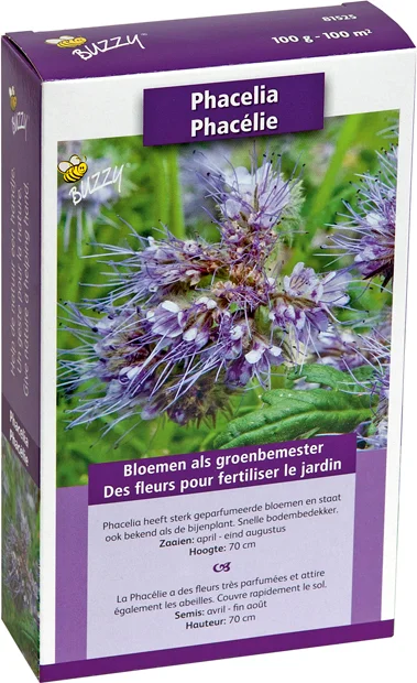 Buzzy groenbemester Phacelia Tanacetifolia 100gr