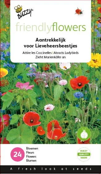BUZZY Flower mix Lieveheersbeestje voor 15 m²