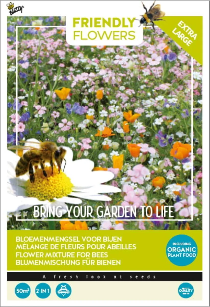 Buzzy Friendly Flowers Mix bijen 50 m2