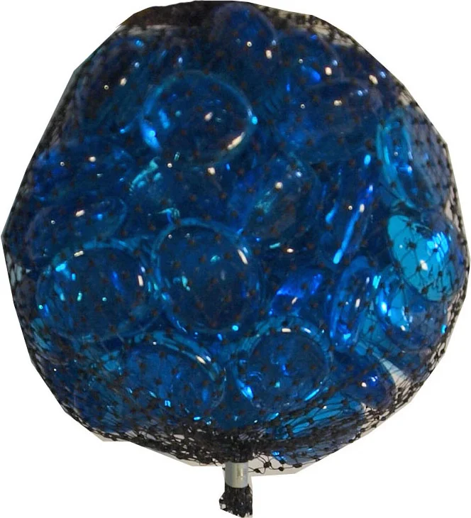 Boon aquarium decoratie Nuggets blauw 250 g