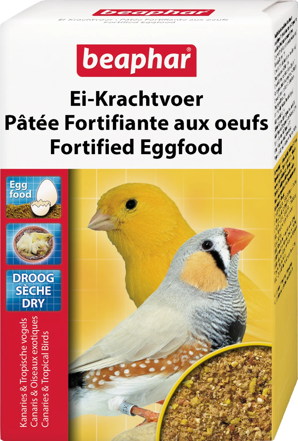 Beaphar vogelvoer ei-krachtvoer kanarie en tropische vogel 150 g