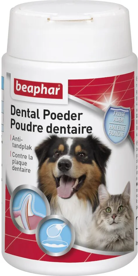 Beaphar dental poeder hond en kat 75 g