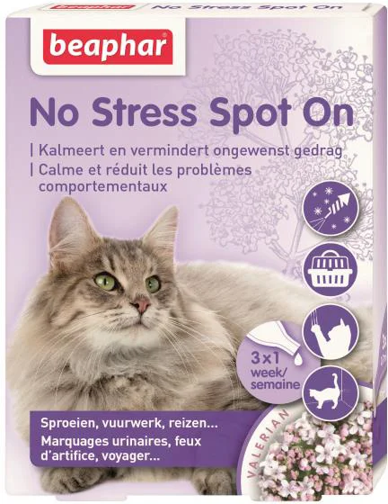 Beaphar spot on kat No Stress 3 pipetten