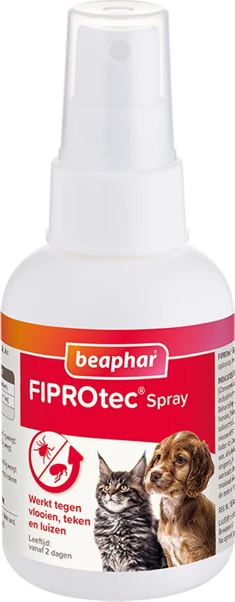 Beaphar vlooienspray Fiprotec voor hond en kat