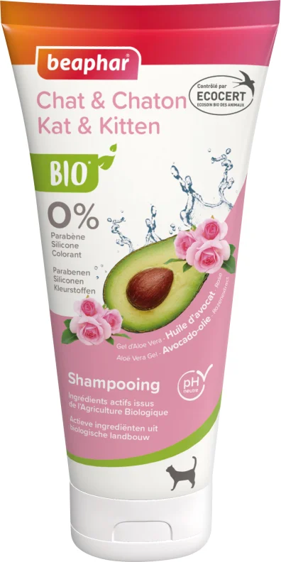 Beaphar kattenshampoo Bio Kat & Kitten 200 ml
