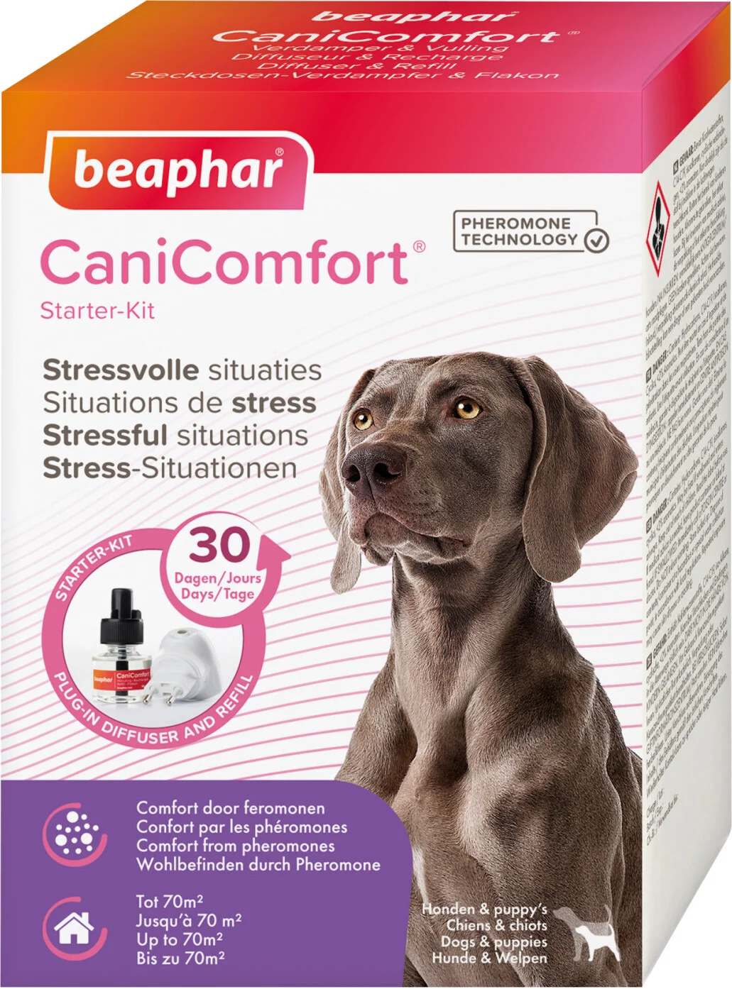 Beaphar verdamper en vulling Canicomfort 48 ml