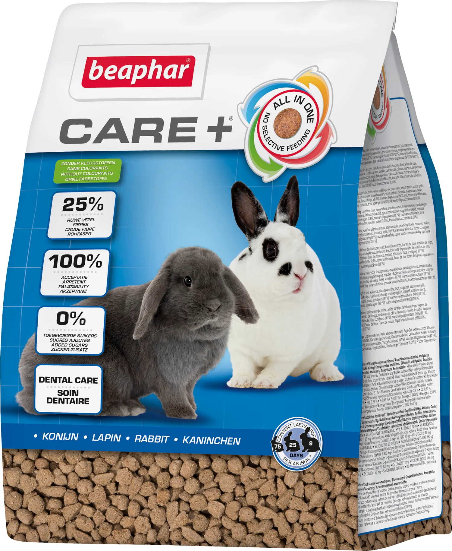 Beaphar konijnenvoer Care+ 1,5 kg