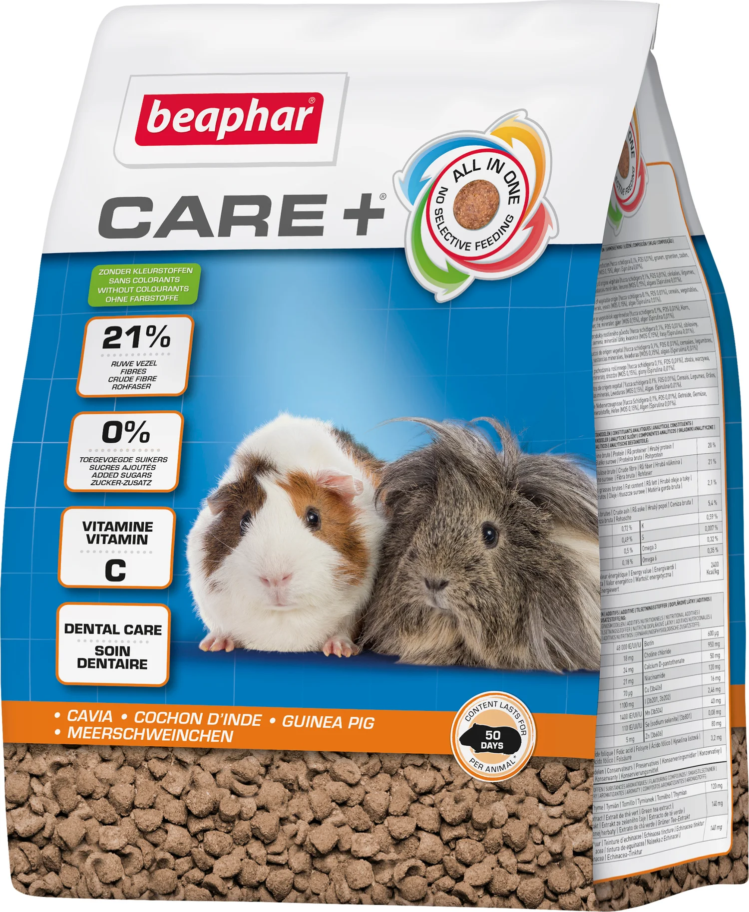 Beaphar caviavoer Care+ 1,5 kg