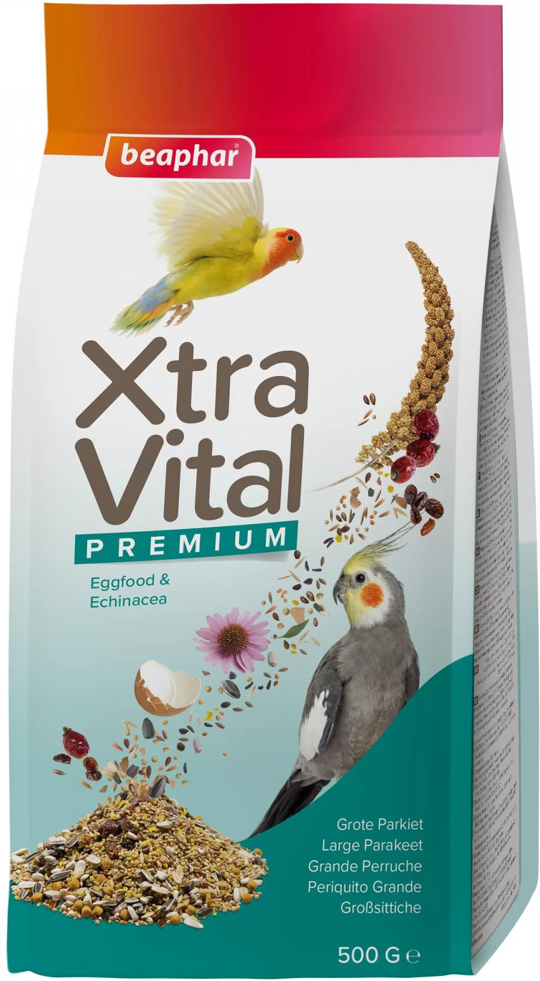 Beaphar vogelvoer Xtravital grasparkiet 500 g