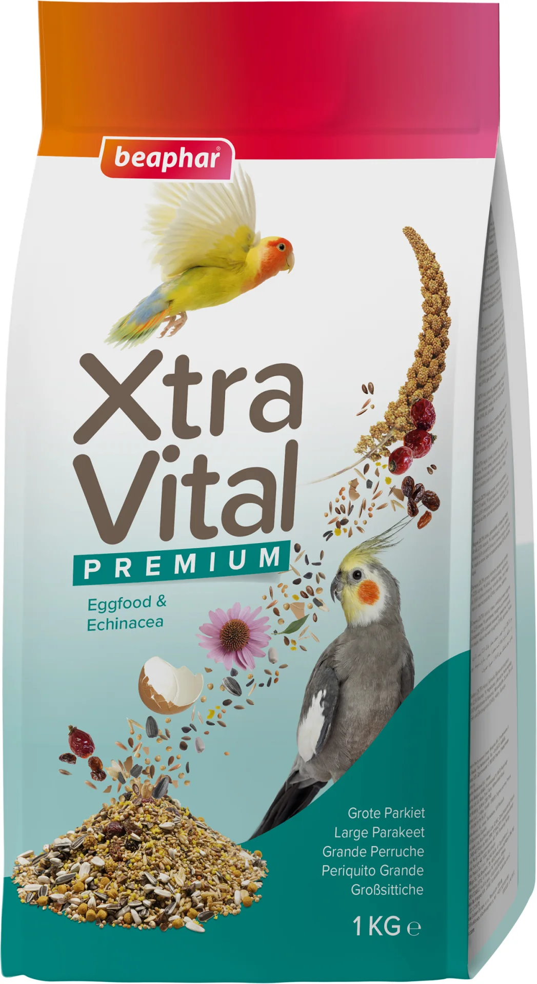 Beaphar vogelvoer Xtravital grasparkiet 1 kg