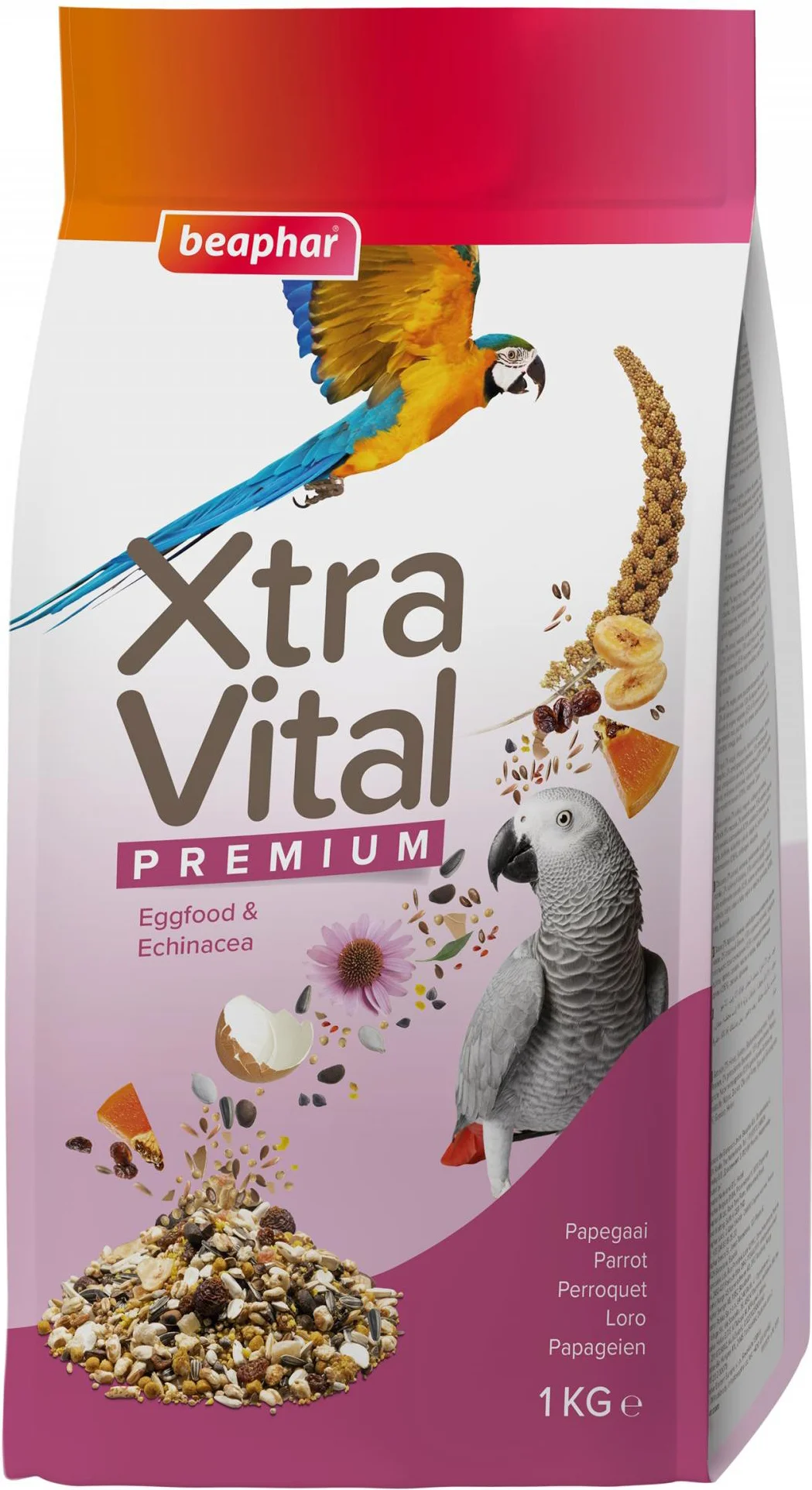 Beaphar vogelvoer Xtravital papegaai 1 kg