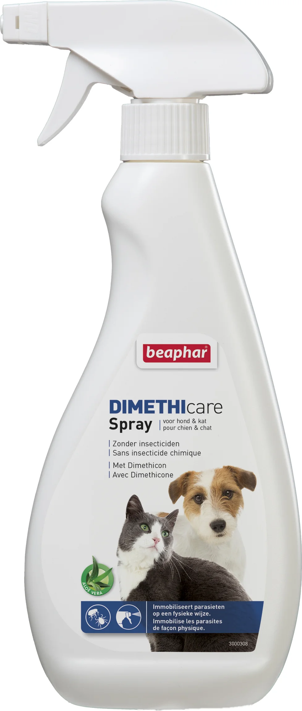 Beaphar vlooienspray DIMETHIcare hond / kat 500 ml